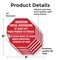 Signmission Maintain Social Distancing At Least, 6 inch X 6 inch, Vinyl Decal, 5PK OC-D-5PACK-6-200 - alternate 4