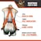 Malta Dynamics Warthog Side D-Ring Full Body Harness, XL/2XL, 130-310 lb, Pass-Through Chest/ Side D-Ring B1103 - alternate 6