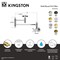 Kingston Brass Wall Mount Pot Filler Faucet, Matte Black KS3100ZX - alternate 2