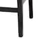 Bali & Pari Prita Bohemian Paper Loom and Black Mahogany Wood 2-Piece Counter Stool Set 249-2PC-13881-ZORO - alternate 9