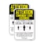Signmission Attention Convenient Store Customers Practice Social Di, 12'' X 18'', Heavy Gauge Aluminum, 2PK A-1218-2PACK-25359 - alternate 1