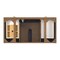James Martin Vanities Myrrin 48" Sgl Vanity, Mid Century Walnut, w/3 CM Siberian Silestone Top w/FreePower Wireless Charger 485-V48-WLT-FSFR - alternate 9