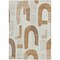 Homeroots 8' X 10' Ivory Khaki And Beige Geometric Washable Indoor Outdoor Area Rug 618103 - alternate 9