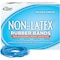 Non-Latex Alliance Rubber 42199  Rubber Bands with Antimicrobial Protection  Size 19, Cyan ALL42199 - alternate 1