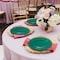 Smarty Had A Party Solid Green Holiday Round Plastic Dinnerware Value Set (120 Dinner Plates + 120 Salad Plates), 240PK 110GRVP-CASE - alternate 11