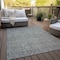 Homeroots 3' X 5' Cream and Tan Floral Washable Non Skid Indoor Outdoor Area Rug 564323 - alternate 8