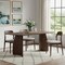 Homeroots 71" Walnut Wood Double Pedestal Base Dining Table 631300 - alternate 7