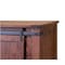 Homeroots 70" Brown Solid Wood Cabinet Enclosed Storage Distressed TV Stand 528730 - alternate 6