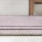 Jonathan Y Sloane Classic 2-Stripe Border Non-Slip Machine-Washable Light Purple/Dark Purple 4ft x 6ft Area Rug WSH125D-4 - alternate 8
