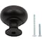 Designperfect 1-1/4 Diameter Round Cabinet Knob, Brushed Oil Rubbed Bronze DPA-R31KORB - alternate 5