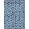Homeroots 3' X 5' Navy Blue And Ivory Geometric Washable Indoor Outdoor Area Rug 583336 - alternate 9