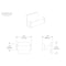 Gatco Waterline Robe Hook, Satin Nickel 5595 - alternate 2