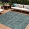 Homeroots 10' X 14' Turquoise Oriental Washable Non Skid Indoor Outdoor Area Rug 563852 - alternate 1