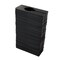 Nahanco Size Dividers for Clothing Racks, Rectangular - Black/Blank Kit of 100, 100PK QSDBBLANK100 - alternate 1