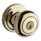 Kwikset Signature Series 740H3SMT 6AL/RCS Entry Knob, Polished Brass, Metal, K3, KW1 Keyway, 2 Grade 740H3SMT6ALRCSV1 - alternate 1