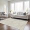Homeroots 8' X 10' Beige And Ivory Geometric Washable Indoor Outdoor Area Rug 598529 - alternate 8