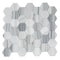 Apollo Tile Gray 12x12 Equator Marble Polished Floor and Wall Mosaic Tile 4.83 sqft/case, 5PK APLMRM88G28A - alternate 1