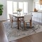 Homeroots 5' X 8' Gray Charcoal And Silver Abstract Washable Indoor Outdoor Area Rug 577957 - alternate 5