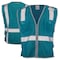Dome75 Hi-Vis Safety Vest SM/MD Class Non-ANSI/Enhanced Visibility , Zipper 2 Pockets, 1 Mic Tab DV1281 - alternate 1
