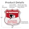 Signmission No Trespassing Shield Sign All Activitie, 12 Inch X 12 Inch, Plastic Sign SHI-P-12-421 - alternate 5