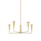 Mitzi The Lifestyled Co X Danna 5 Light Chandelier 12 In. Aged Brass H791805-AGB - alternate 1