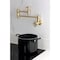 Kingston Brass Wall Mount Pot Filler Faucet, Brushed Brass KS3107RX - alternate 6