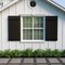 Ekena Millwork Rustic Four Board Spaced Board-n-Batten Knotty Pine Faux Wood Shutters, 23 1/2W x 32H, PR SHUBSS23X32KPPR - alternate 18