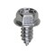 Auveco 14 x 1/2in Indented Hex Washer Head Tapping Screw 3/8in Af Zinc, 100PK 9825 - alternate 1