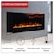 Northwest Electric Fireplace 50 in Wall Mounted with Bluetooth Speakers & Remote to Adjust LED Flames 80-BEF-50B - alternate 9