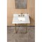 Kingston Brass 30" Carrara Marble Console Sink Set w/ Faucet in Carrara Marble White/Brushed Brass CKVPB3030MBSQ7 - alternate 7
