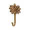 Homeroots 4in Antiqued Gold Cast Iron Palm Tree Wall Hook 724071 - alternate 8