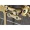 Kingston Brass Two-Handle Wall Mount Bridge Kitchen Faucet with Brass Sprayer, Polished Brass KS2442ALBS - alternate 5
