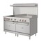 Koolmore 60 In. Commercial Range with 36 In. Griddle, 4 Burners and 2 Standard Ovens KM-CRG364-NG - alternate 10