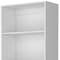 Homeroots 71" White Wood Five Tier Bookcase 546191 - alternate 13