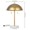 Jonathan Y Ella 20.7" Dome Metal with Marble Base LED Table Lamp, Gold/White JYL1071A - alternate 12
