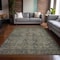 Homeroots 5' X 8' Gray Oriental Washable Indoor Outdoor Area Rug 563803 - alternate 8
