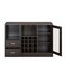 Homeroots 47in Espresso Solid Wood Frame With Five Shelves And Two Drawers 374285 - alternate 6
