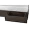 Homeroots Dark Brown Solid Wood Queen With Two Drawers Bed Frame 486251 - alternate 6