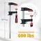 Powertec 12 in. Steel Bar Clamps w/ 600 lbs Loads Limit & 2-1/2 in. Throat, Quick-Release F Clamp, 4PK 71918-P2N - alternate 4