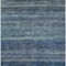 Homeroots 3' X 5' Blue And Gray Striped Washable Indoor Outdoor Area Rug 615836 - alternate 9