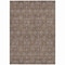 Homeroots 10' X 14' Chocolate And Gray Floral Washable Indoor Outdoor Area Rug 582265 - alternate 8