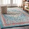 Jonathan Y Bohemian FLAIR Boho Vintage Medallion Blue/Yellow 4 ft. x 6 ft. Area Rug BMF102A-4 - alternate 1