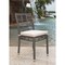 Panama Jack Outdoor Panama Jack Graphite Stackable Side Chair with Cushion PJO-1601-GRY-SC-CUSH - alternate 2
