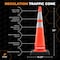Xpose Safety 36 in Slim Line Orange Traffic Cone, Heavy Duty 12 lb Base, 6 in & 4 in Collar, DOT Approved OTC36SL-64-12L-1-X - alternate 6
