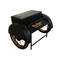 Homeroots Black Old Time Delivery Box Table With Storage 388442 - alternate 1