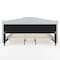 Martha Stewart Amelia King Upholstered Platform Bed w/Curved Headboard and Cushioned Siderails, Wood Slat, Gray TW-3WDB02-K-GY-MS - alternate 10