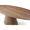 Homeroots 95" Brown Oval Solid Wood Pedestal Base Dining Table 370713 - alternate 7
