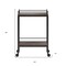 Homeroots Brown and Black Steel Rolling Bar Cart 530448 - alternate 9