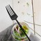 Smarty Had A Party Solid Black Moderno Disposable Plastic Dessert Forks, 240PK 9340BK-SF-CASE - alternate 9