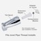 Danco 6'' Universal Fit Chrome Bathtub Spout with Diverter 88703 - alternate 5